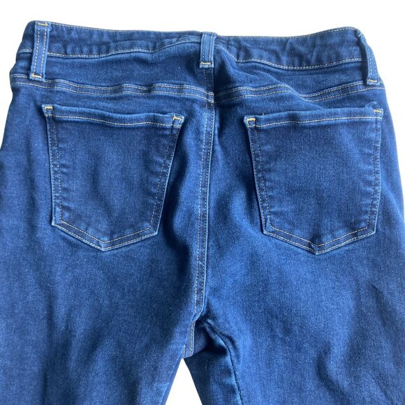 Betabrand Women's Medium-Dark Wash Skinny Blue Jeans Size 31 - Picture 4 of 6